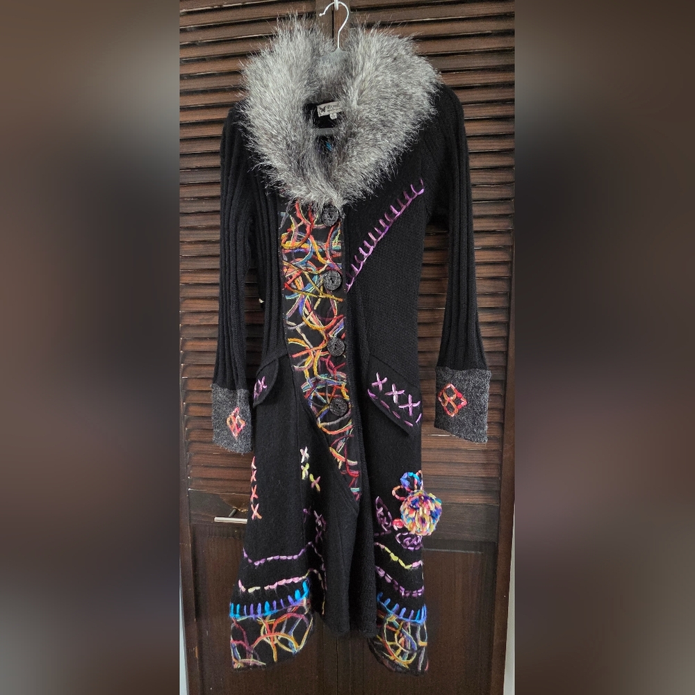 Papillon Sweater Cardigan In Size Small